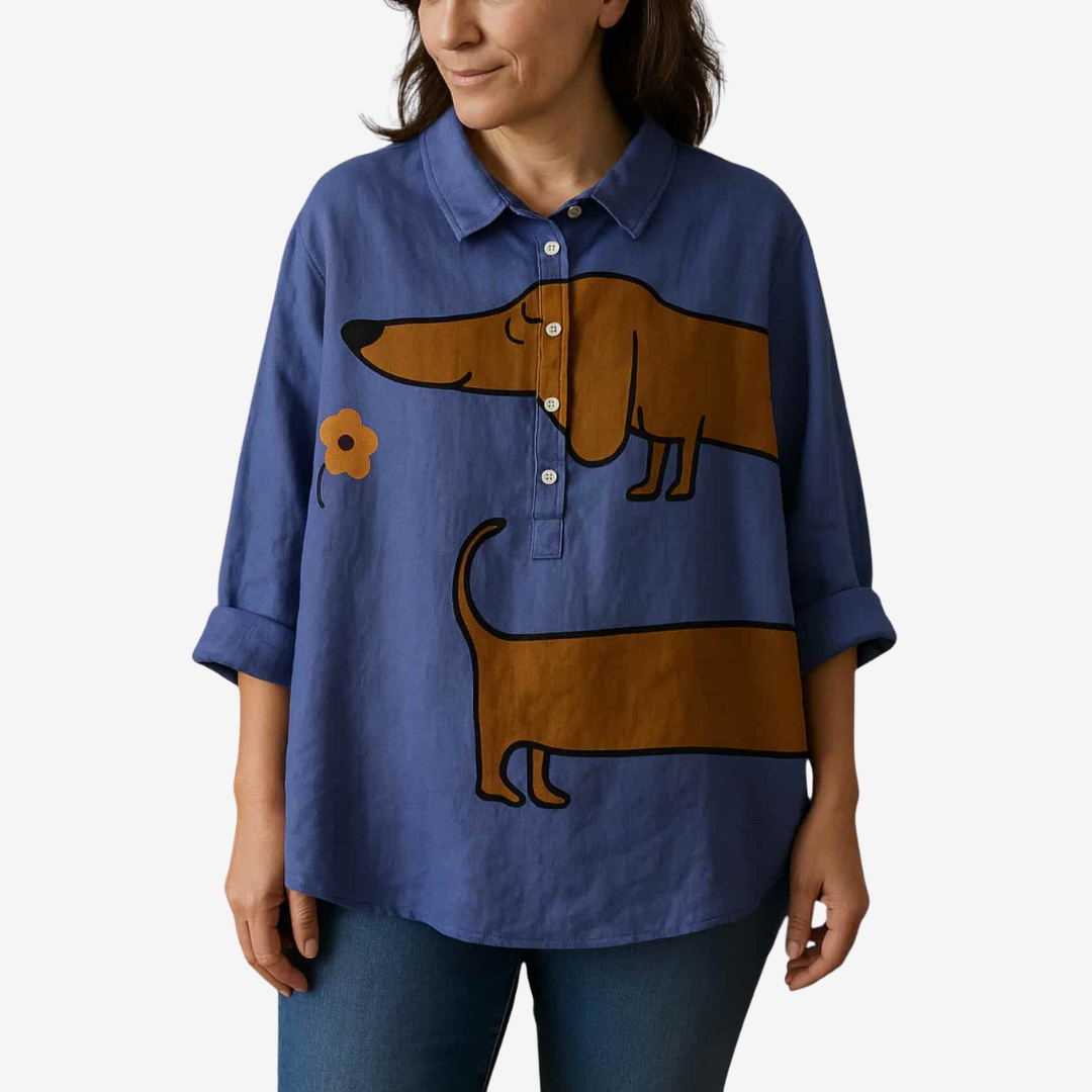 Félicie™ Chemise à Motif Animalier