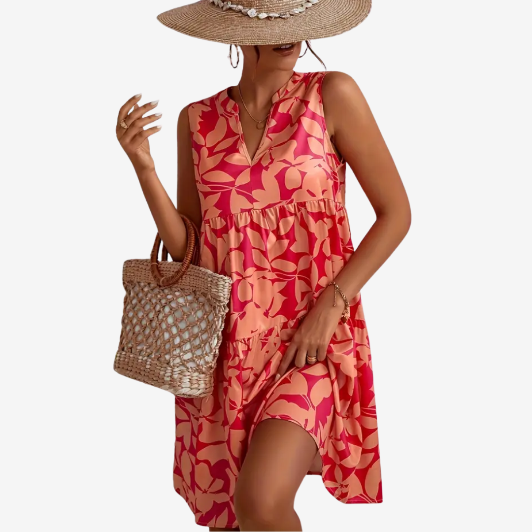 Noréa™ Midi Évasée Fleurie