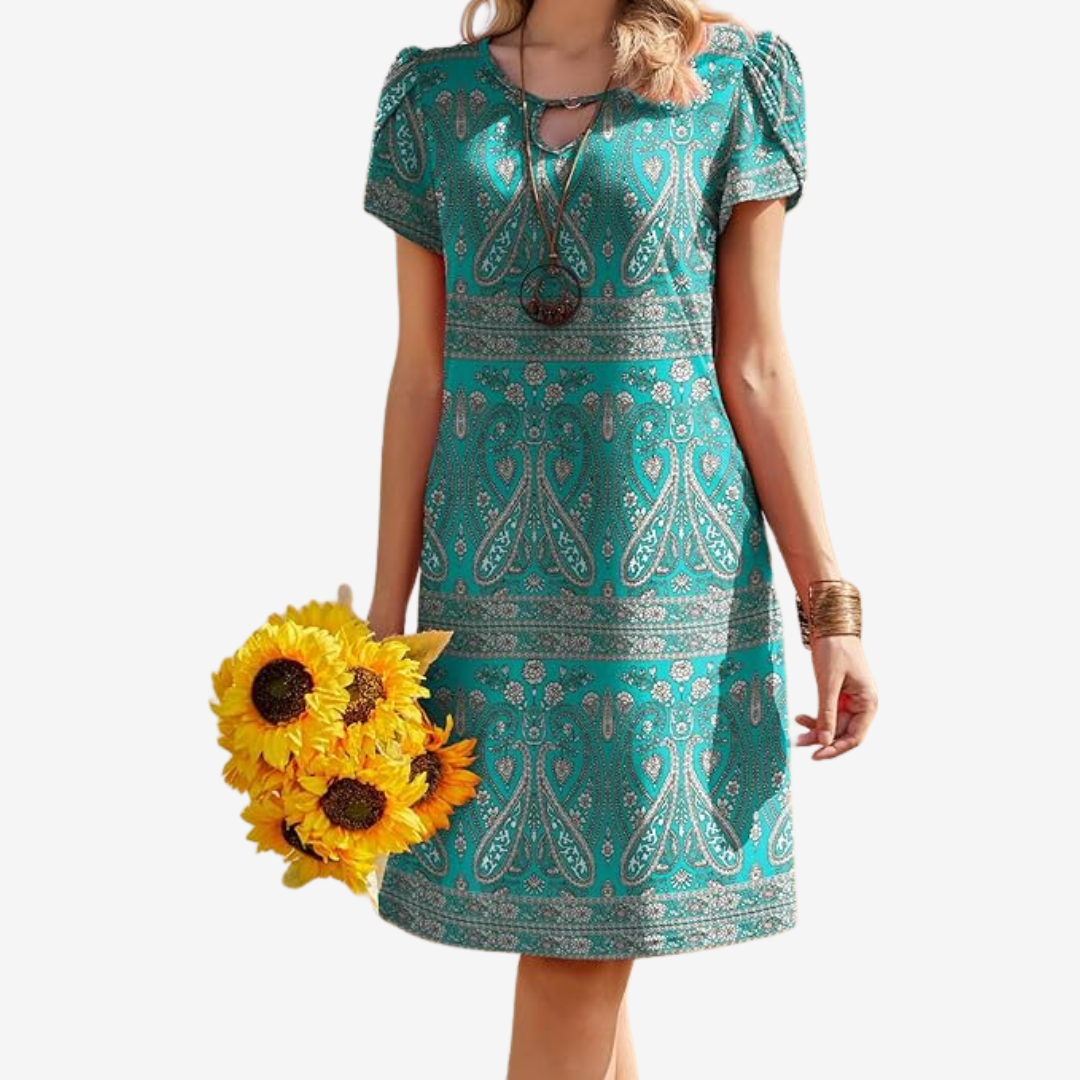 Faustine™ Robe Courte Décontractée