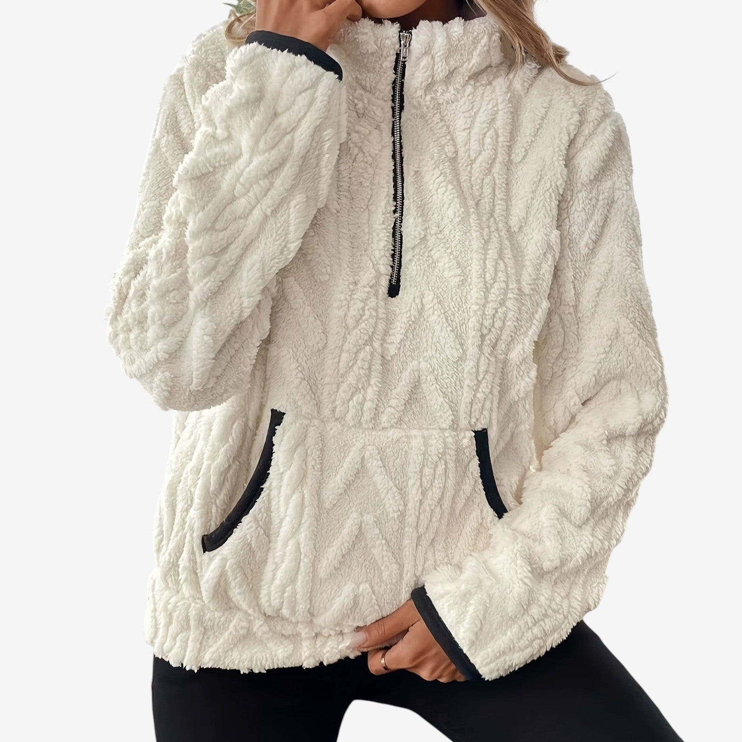 Annie™ Gilet Zippé Douillet