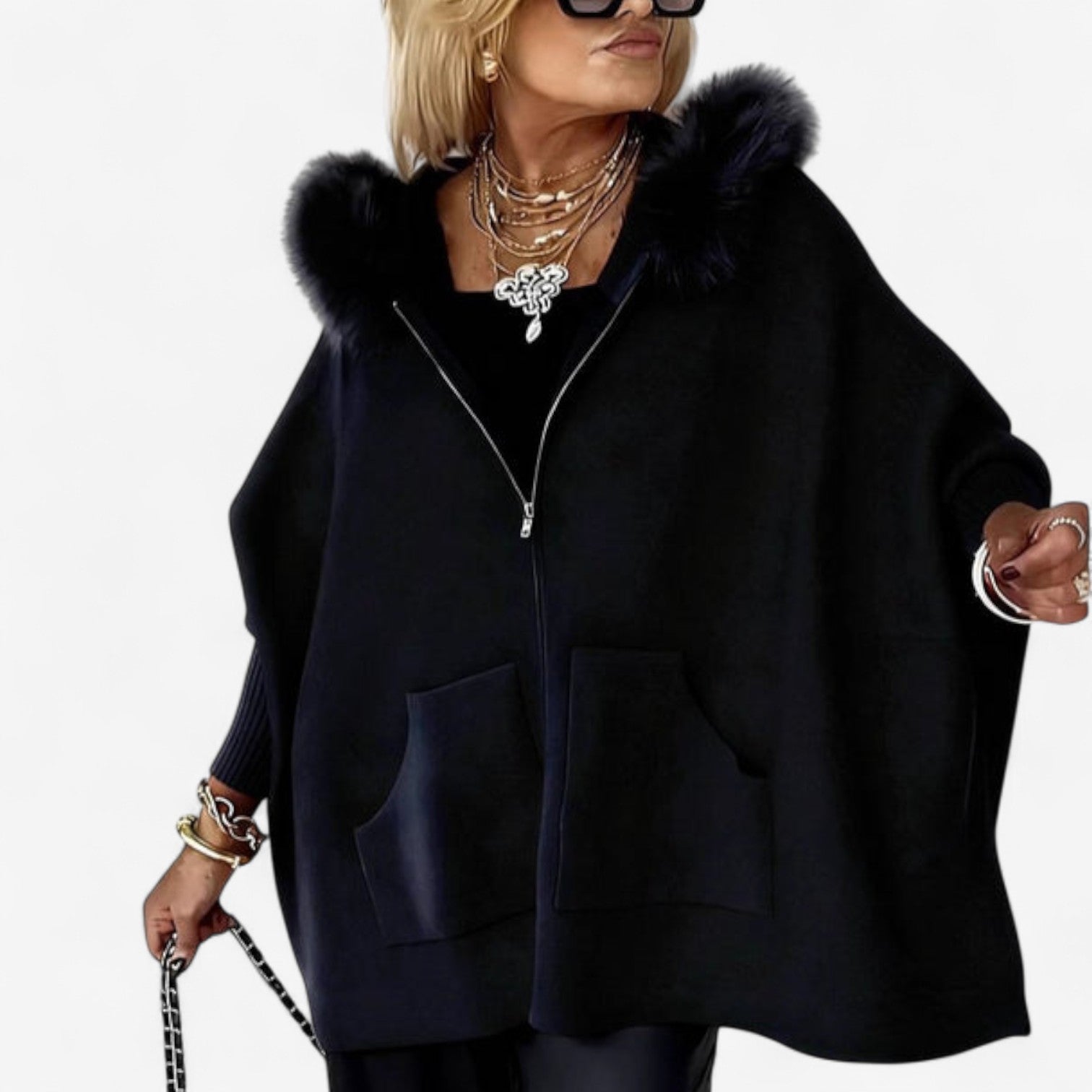 Sophie™ Manteau en Fausse Fourrure