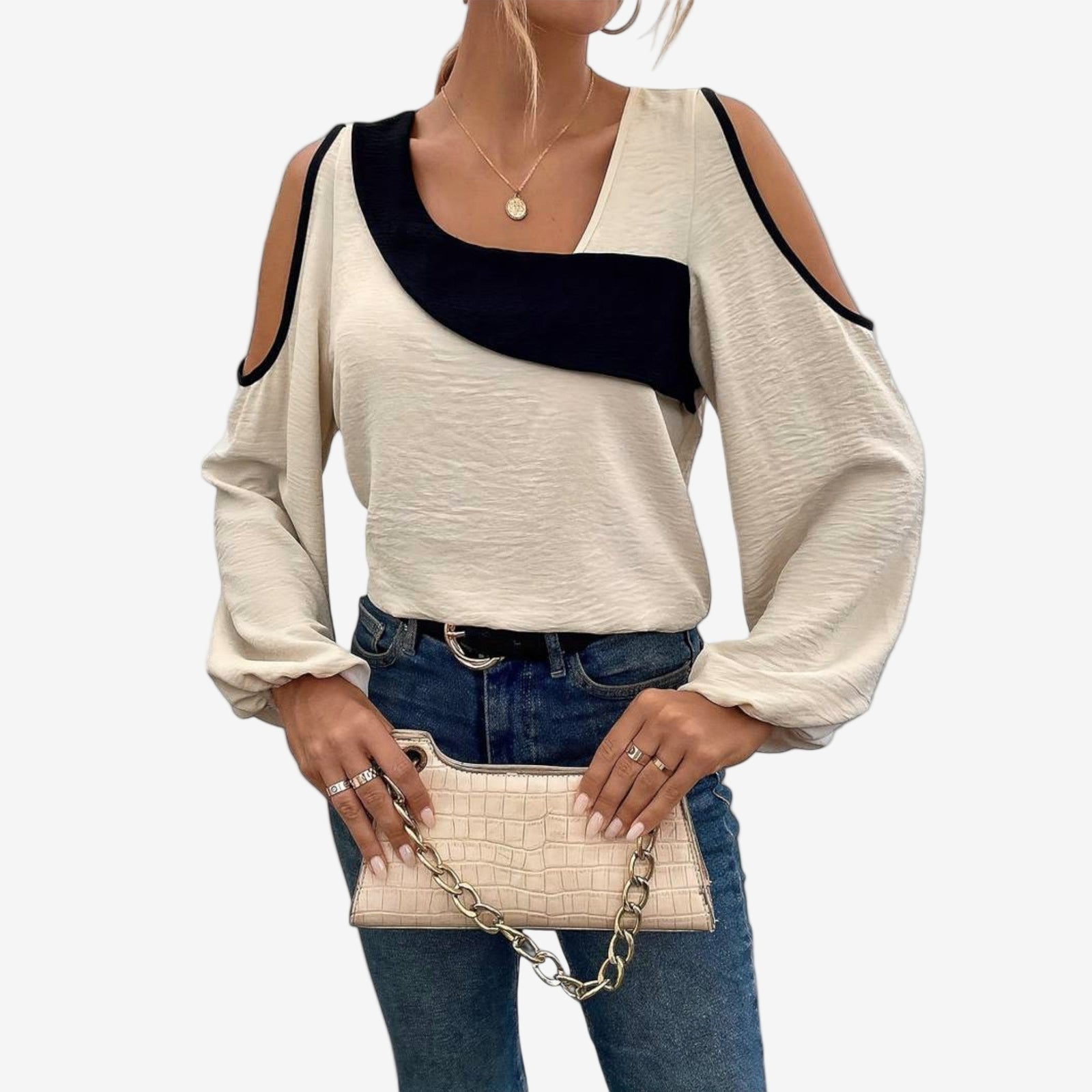 Scarlett™ Pull à Épaules Dénudées