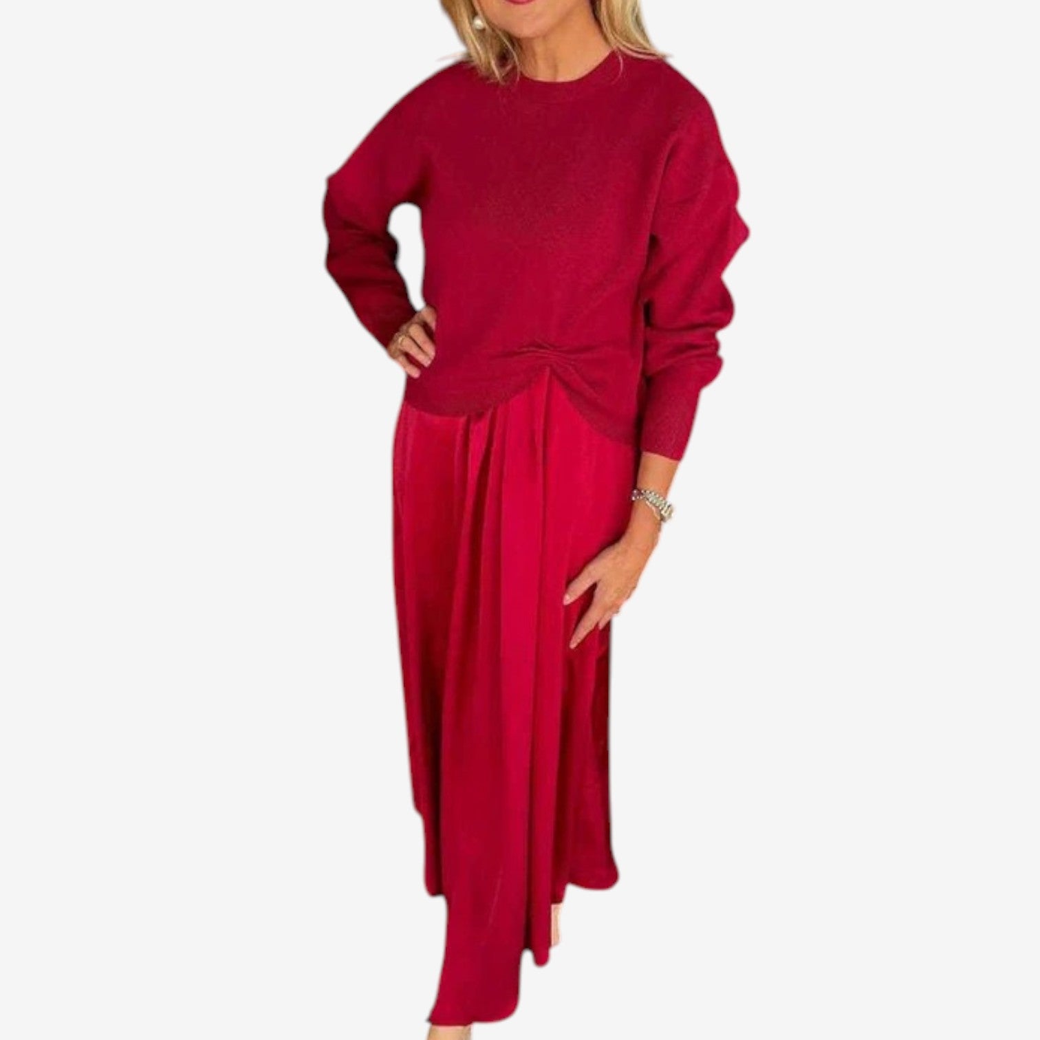 Odette™ Robe Pull Plissée