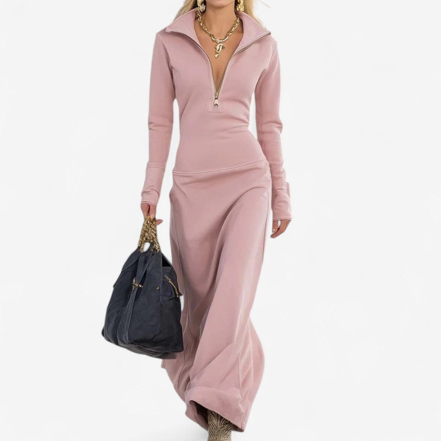 Katsiaryna™ Robe à Col