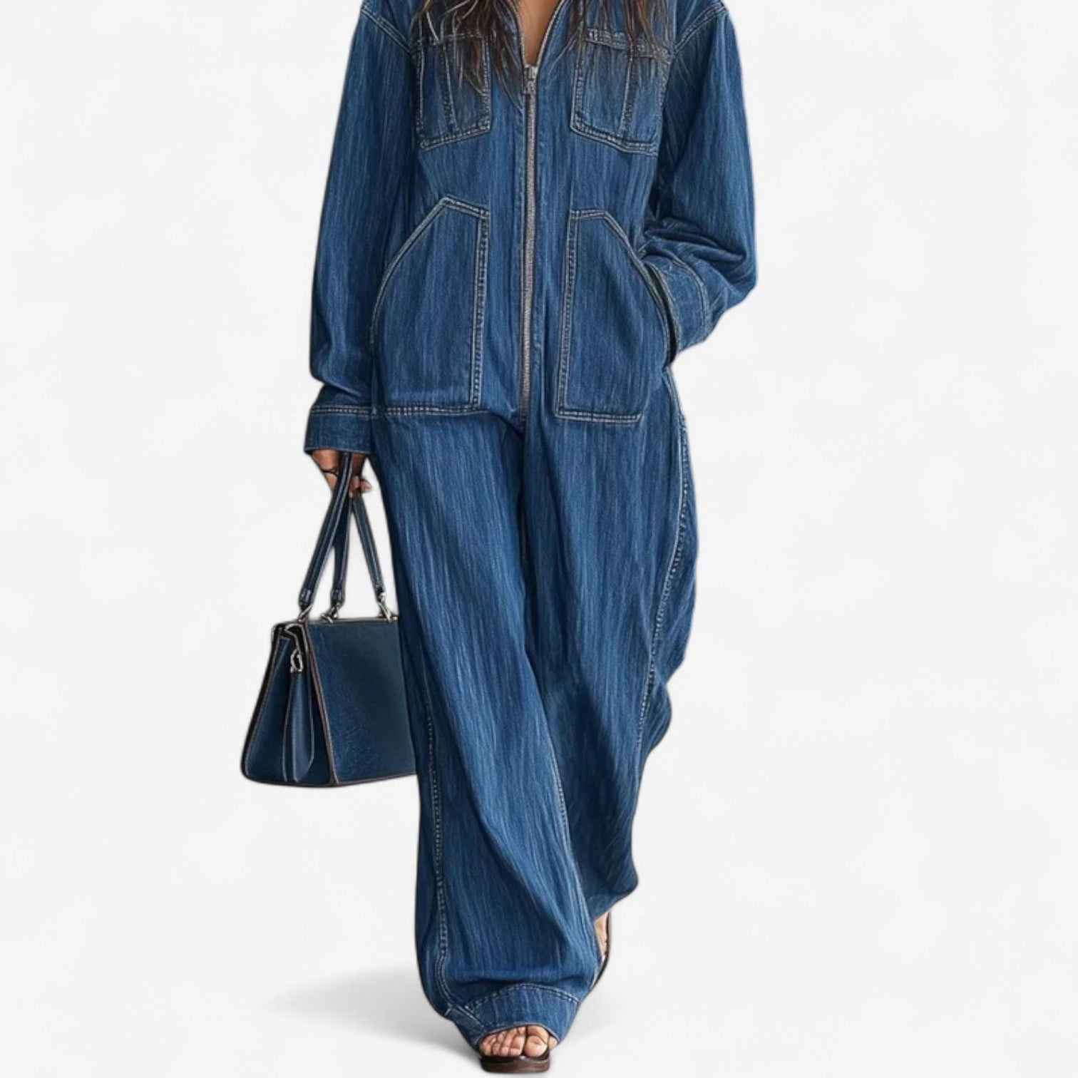 Zahide™ Combinaison Denim