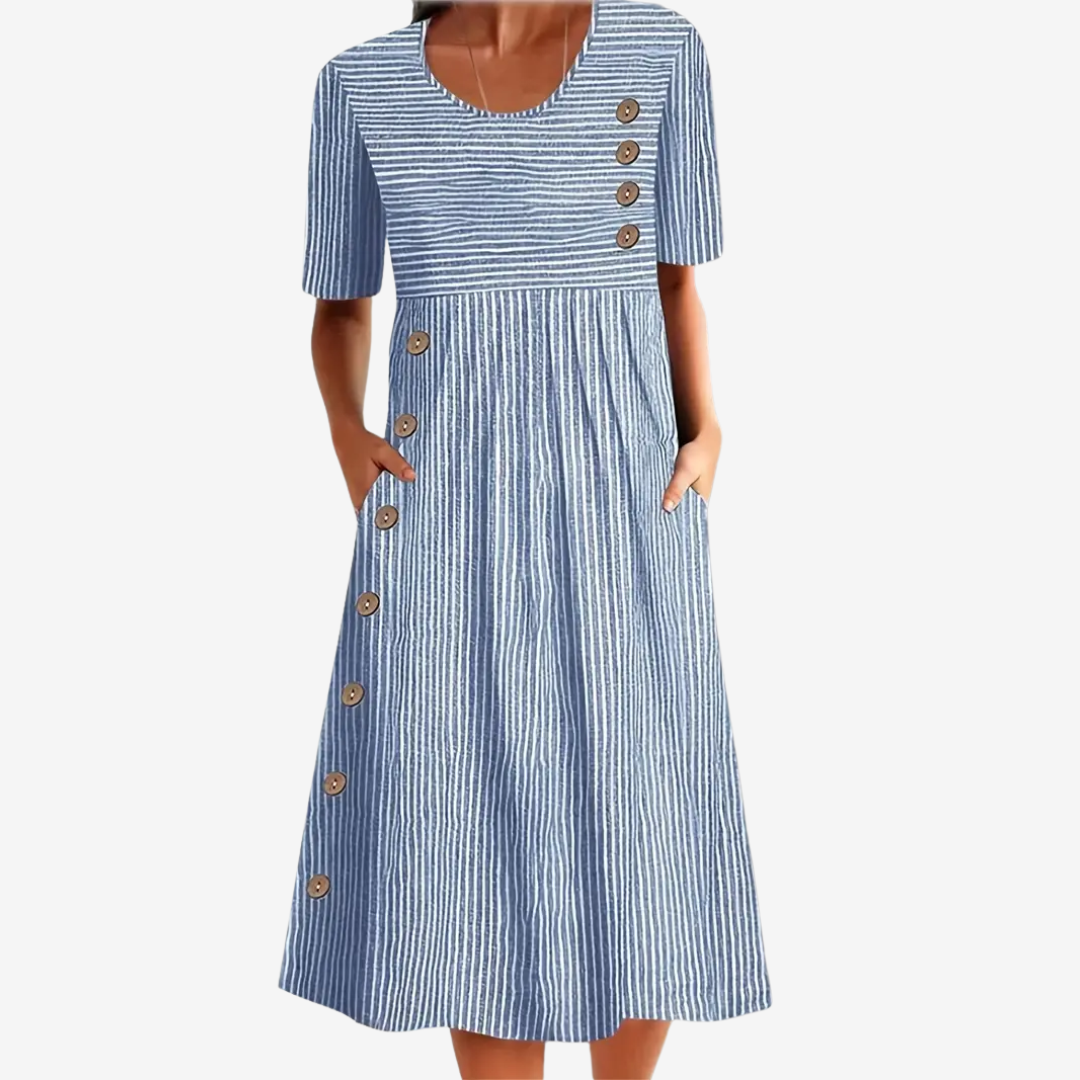 Liora™ Midi Rayée Rétro