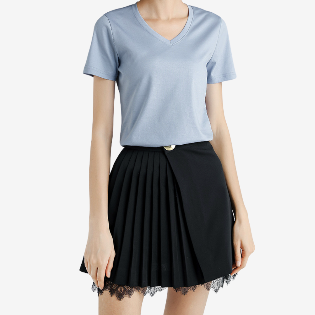 Cerise™ Col V Élégant