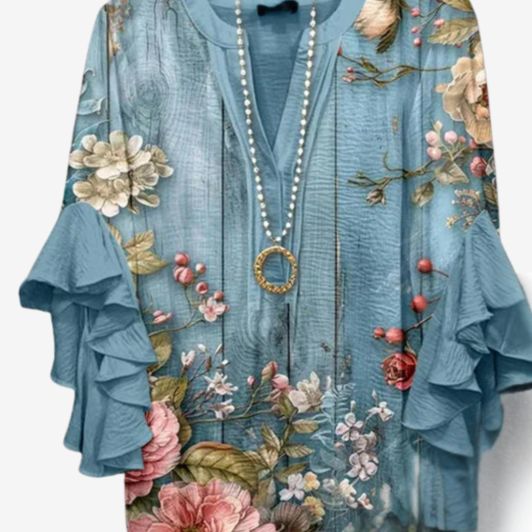 Roselina™ Haut Bohème à Volants