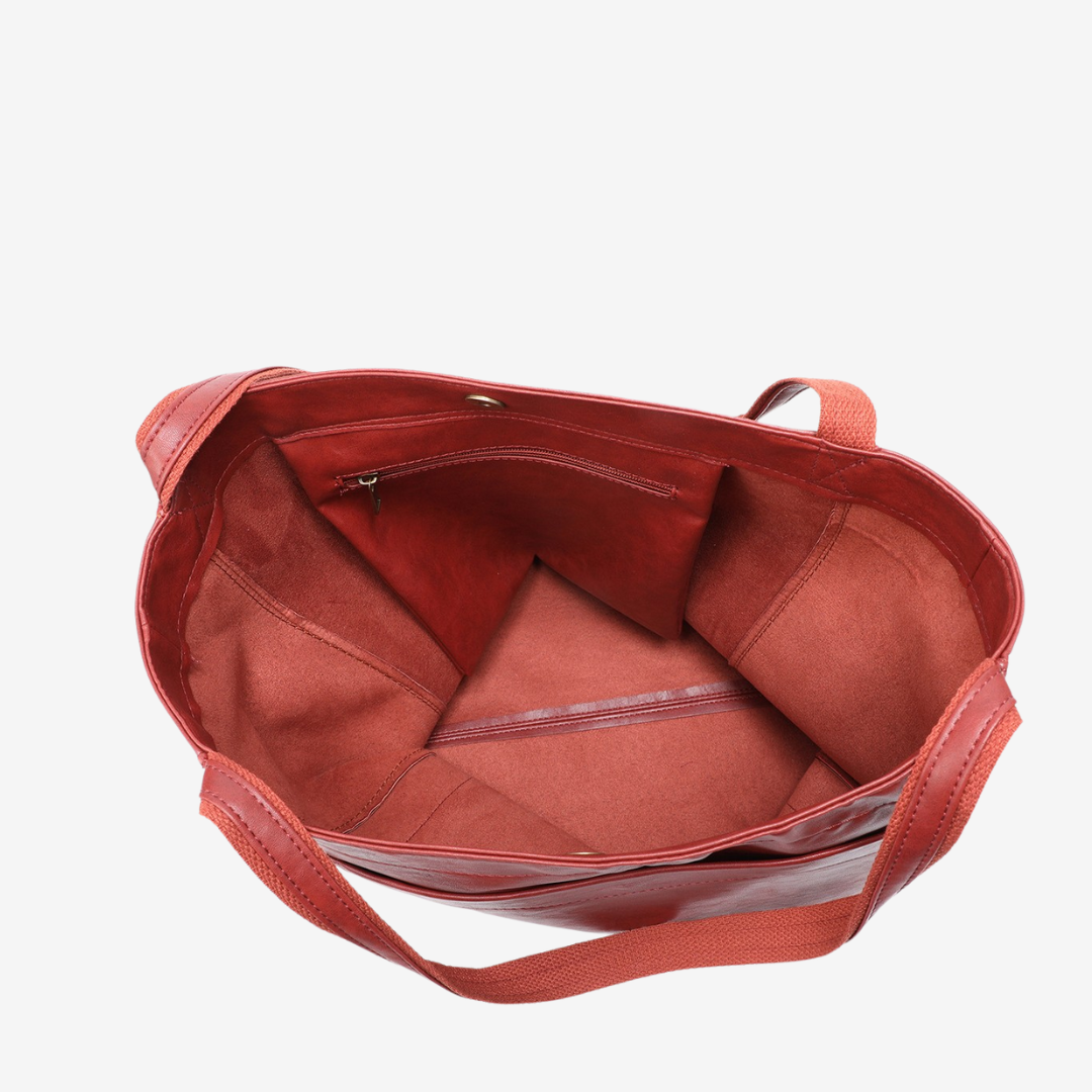 Evelyne™ Cabas en Cuir Vintage