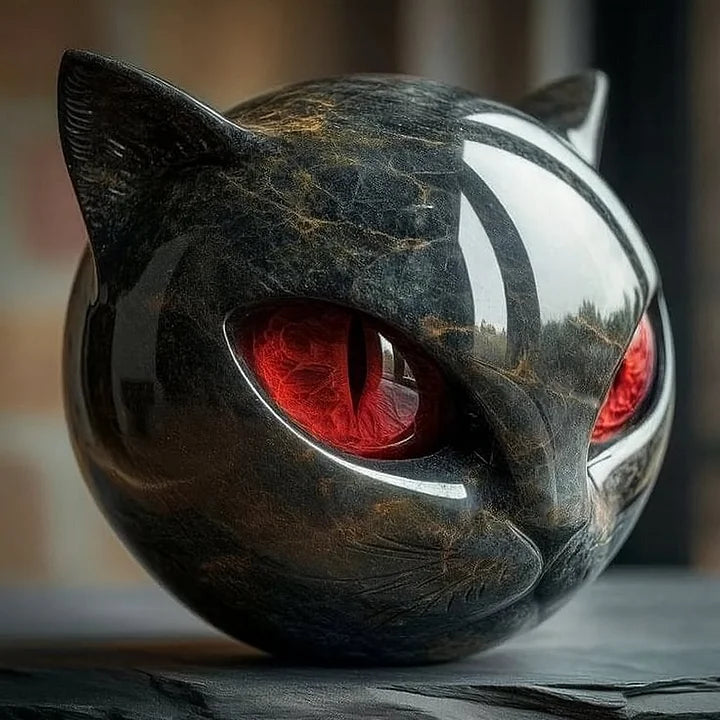 Jade™ Sculpture Féline