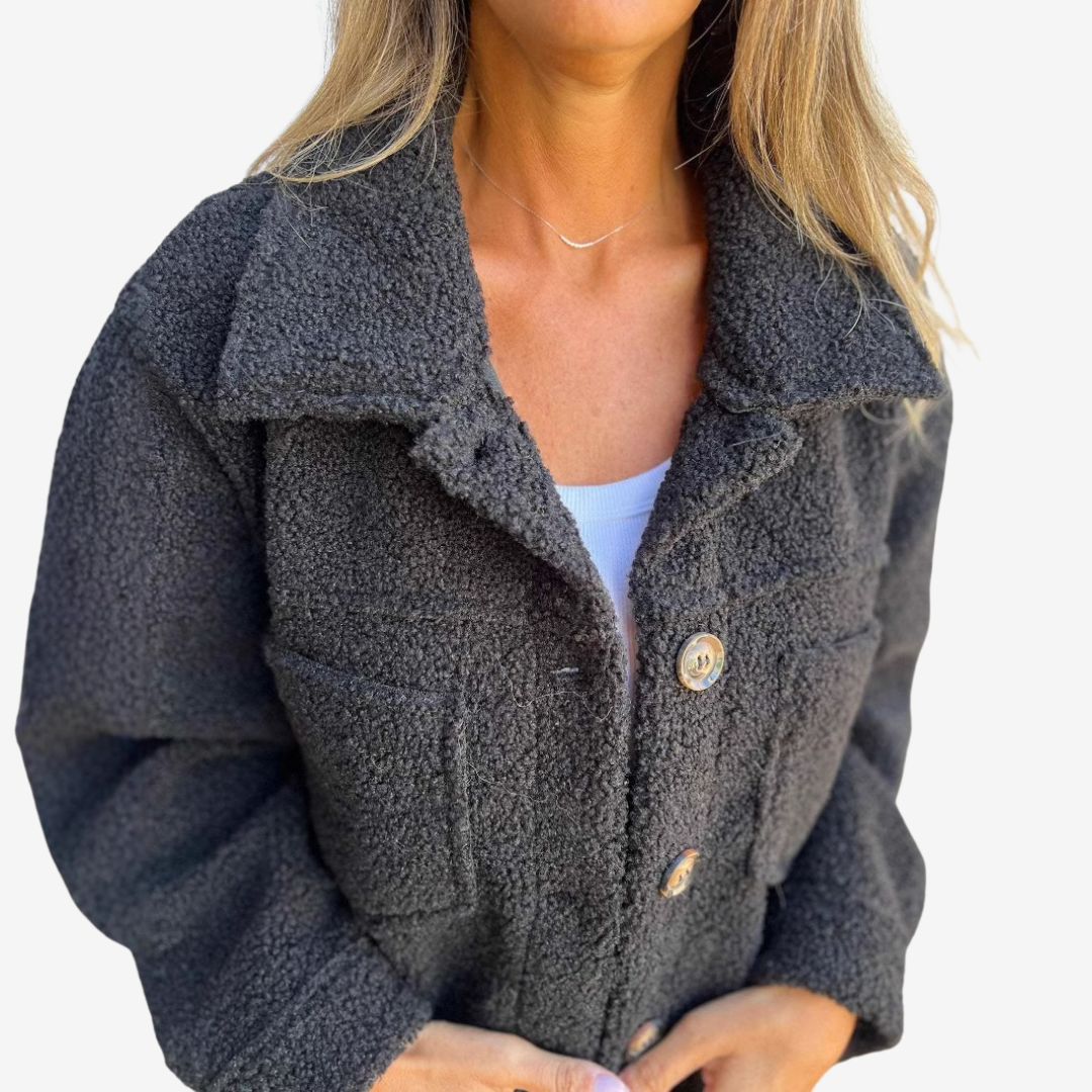 Liné™ Veste en Velours Côtelé