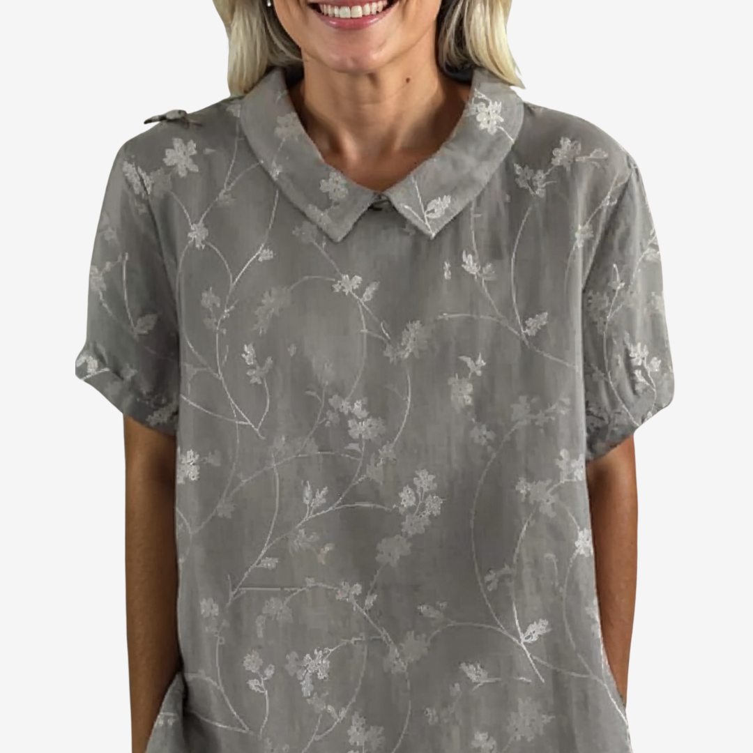 Amélie™ Blouse Vintage en Lin