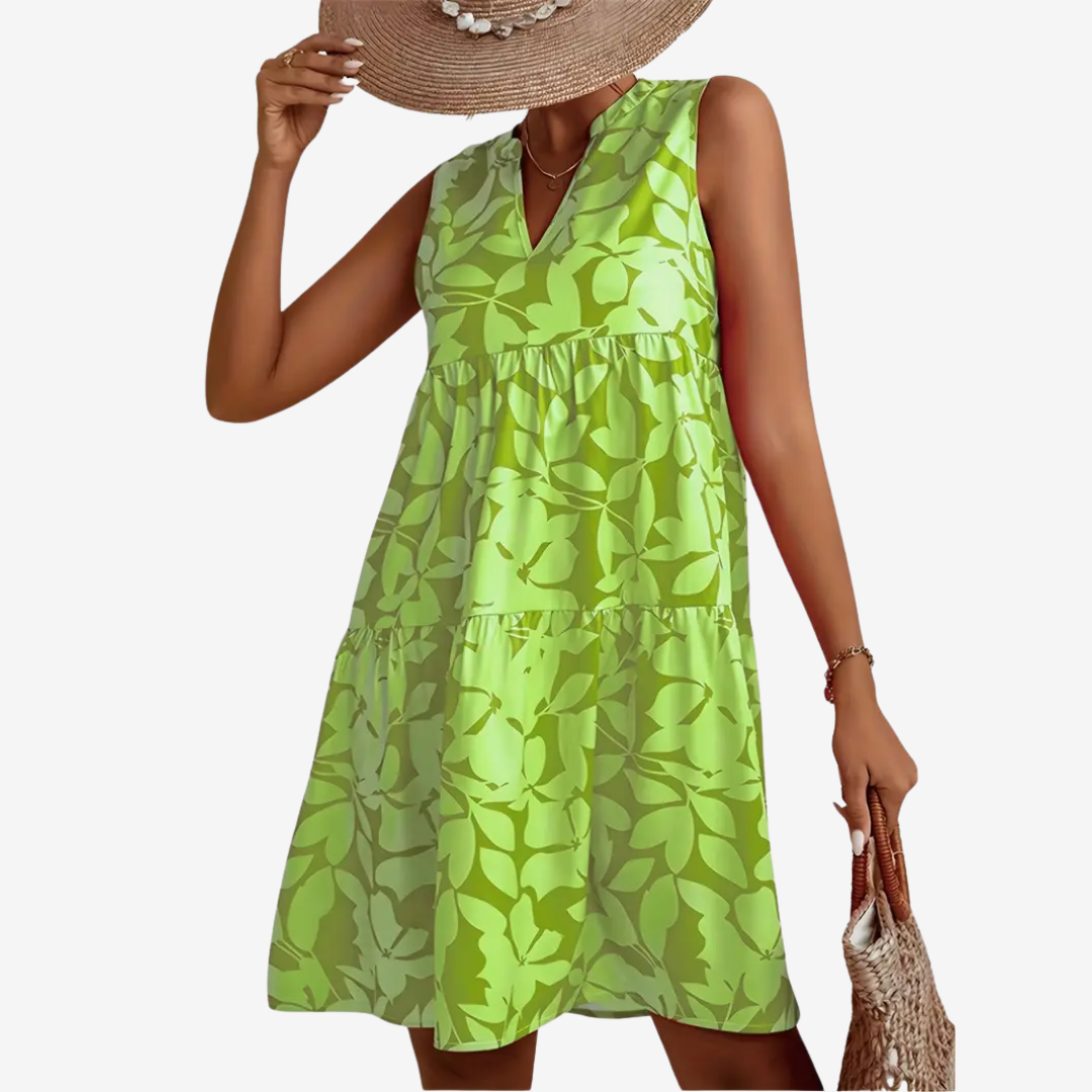 Noréa™ Midi Évasée Fleurie
