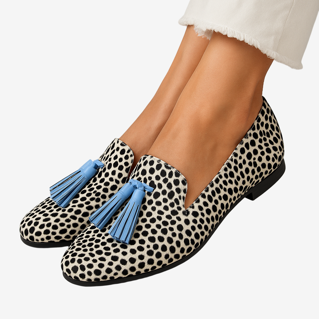 Miria™ Mocassins à Pompons