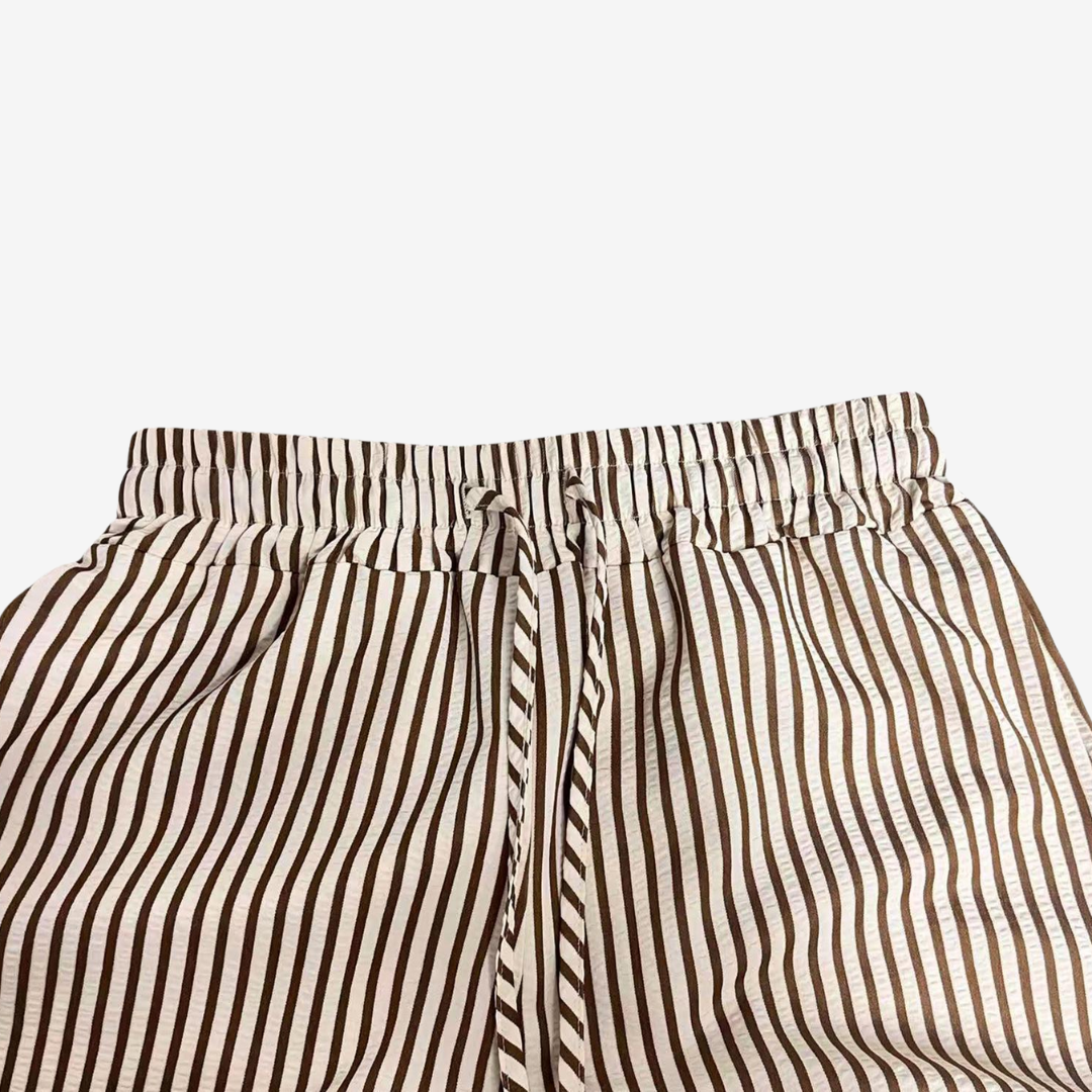 Zara™ Pantalon Rayé Décontracté