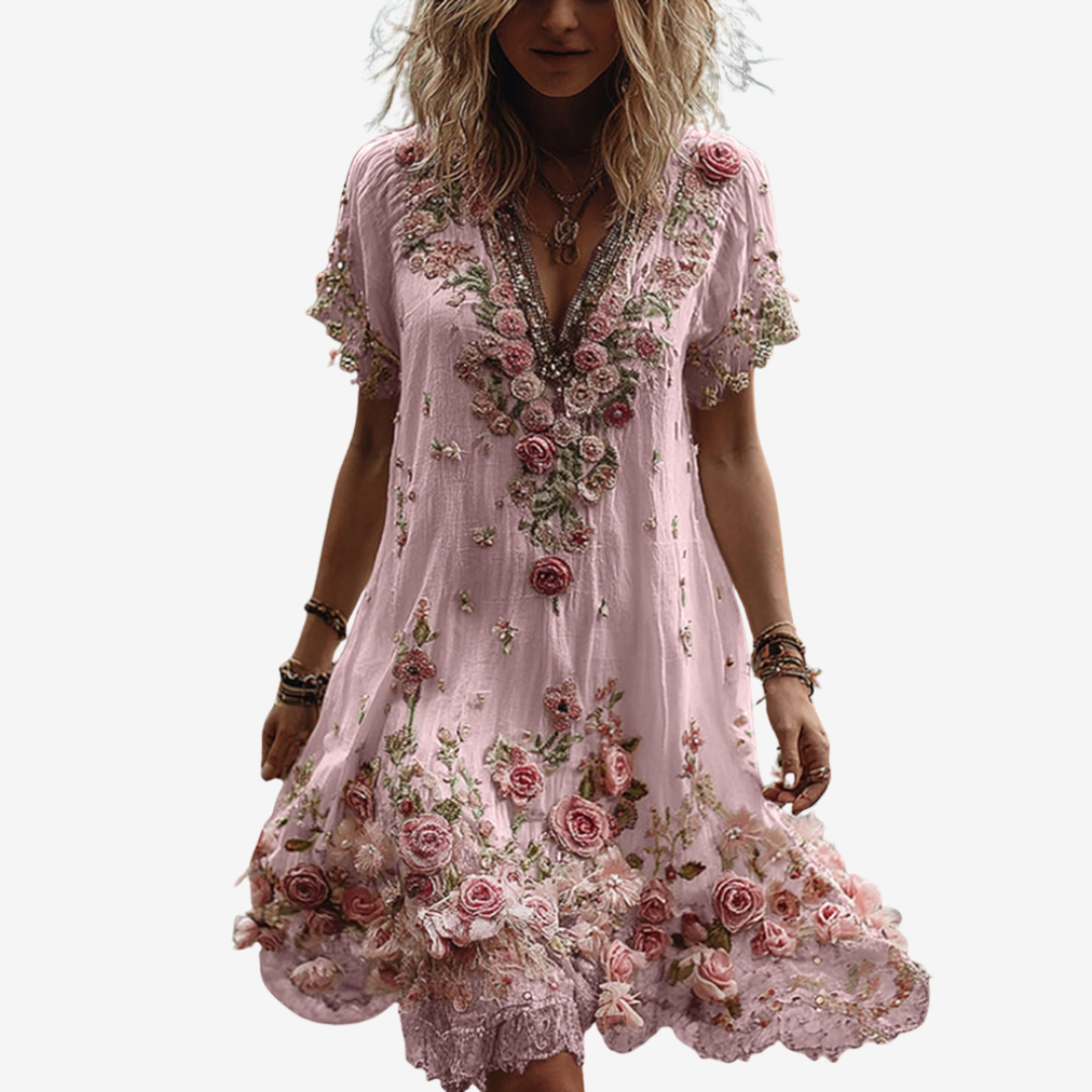 Olieva™ Midi Courte Florale