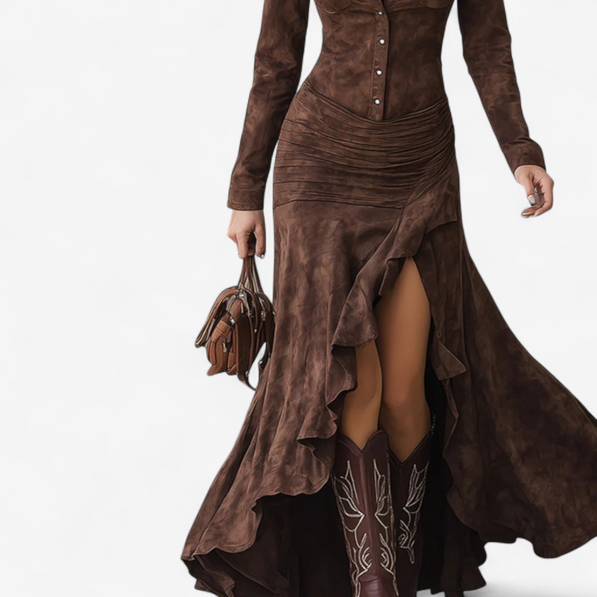 Elizabeth™ Robe Longue Ajustée