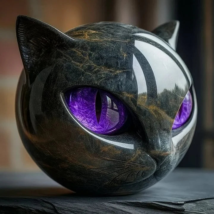 Jade™ Sculpture Féline