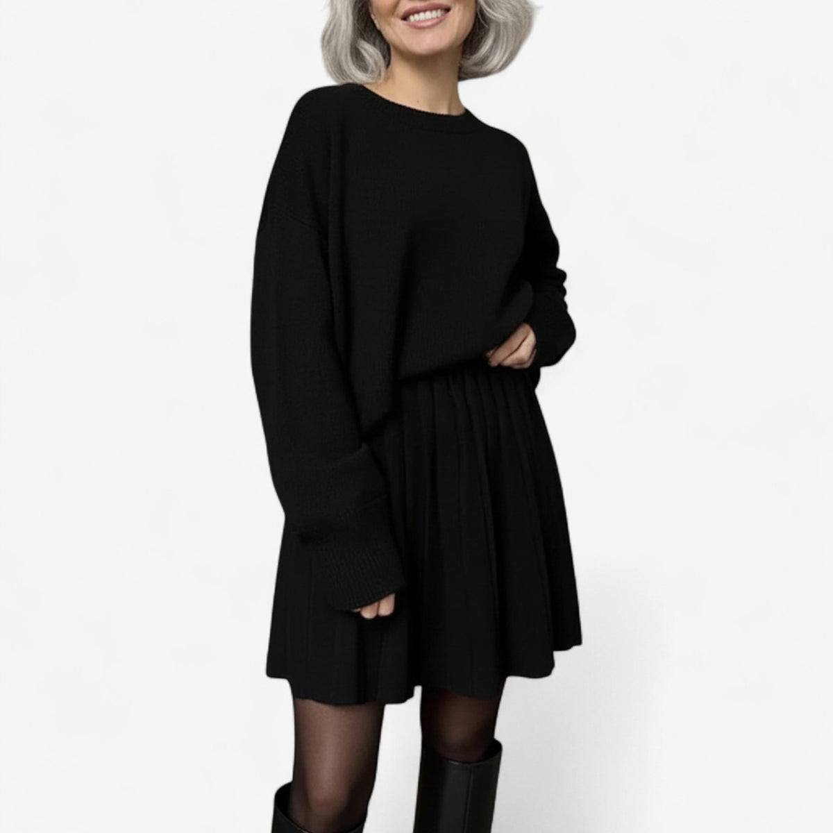 Marie™ Ensemble Pull Plissé