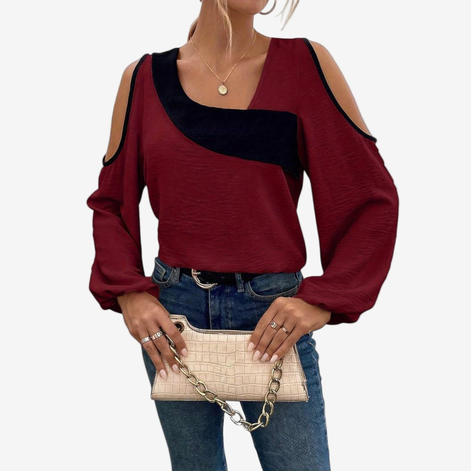 Scarlett™ Pull à Épaules Dénudées