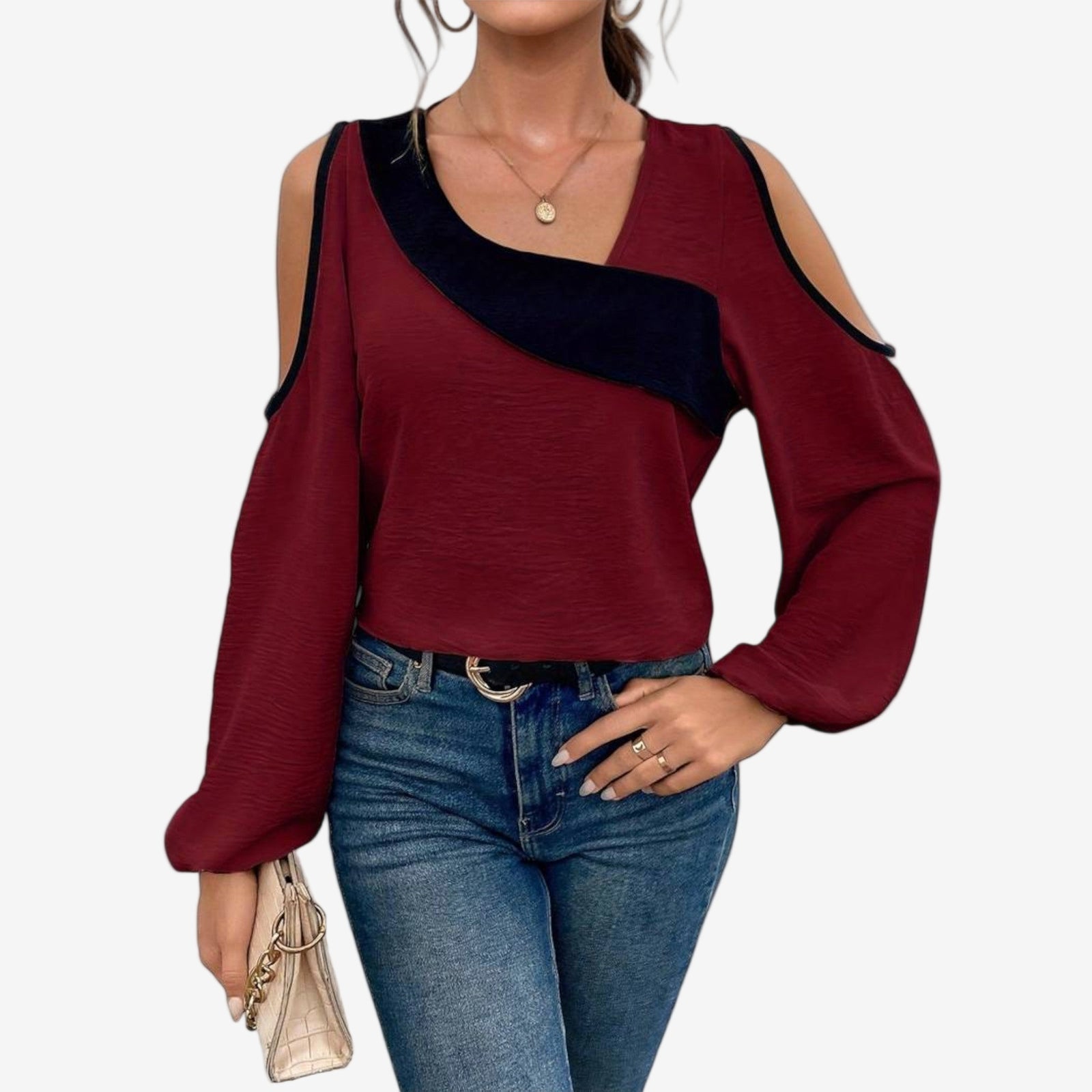 Scarlett™ Pull à Épaules Dénudées