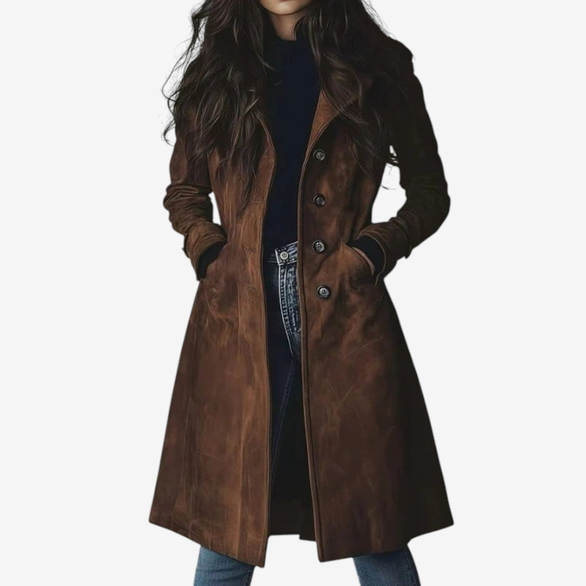 Astrid™ Manteau Long Élégant