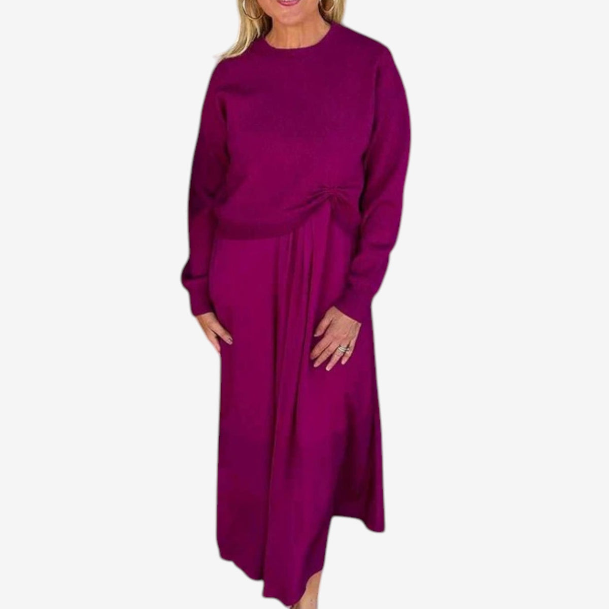 Odette™ Robe Pull Plissée