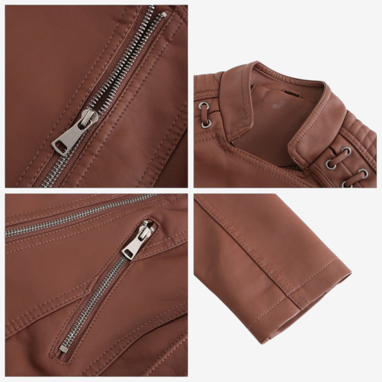 Fleur™ Veste Motard Courte